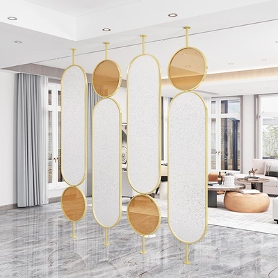 Impressão de linhas de cabelo de cores personalizadas Brilhante Brushed Gold Brilhante Rotado Divisores de vidro de aço inoxidável