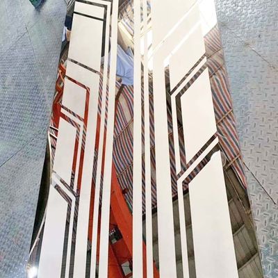 Bom preço Folha de aço inoxidável de gravação com água-forte ácida da cor do ouro para o elevador on-line