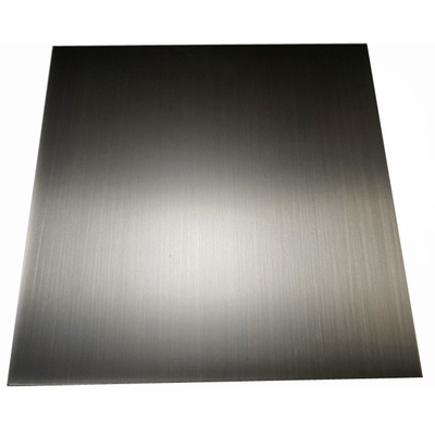 Folha de aço inoxidável Mão-escovada da cor de bronze antiga preta para o design de interiores