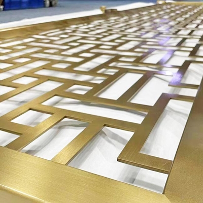 Divisor de sala de aço inoxidável do bronze da separação 3mm da tela de AISI 304