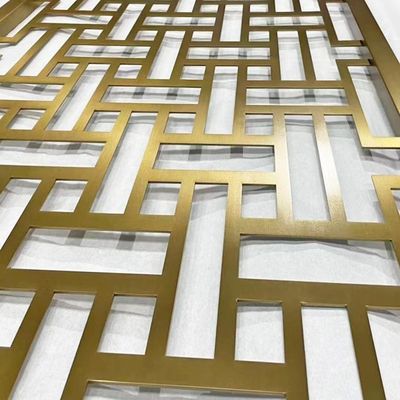 Bom preço Rose Gold Hairline antiga preta NO4 escovou a sala de aço inoxidável da separação da tela do espaço privado de bronze do vintage dividida on-line