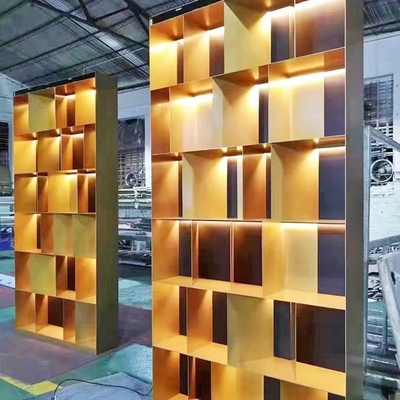 A linha fina inoxidável dos armários de exposição do metal do escritório do TUV perla o revestimento soprado