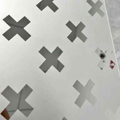 Bom preço Folha de aço inoxidável de gravação com água-forte parcial pequena feita sob encomenda do espelho 8K da amostra on-line