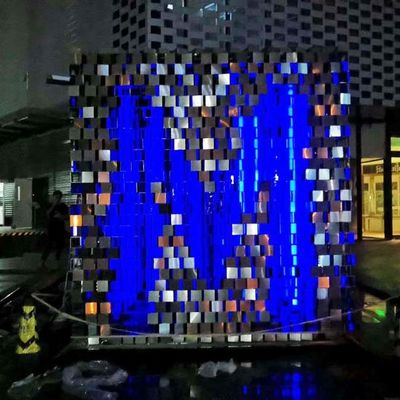 Bom preço Ornamento de aço inoxidável do jardim da escultura abstrata de ASTM GB JIS 304 grandes on-line