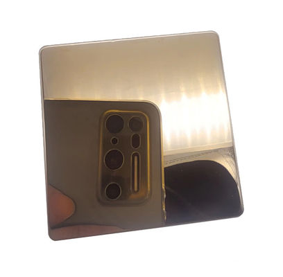 Bom preço Folha de aço inoxidável colorida 8K cor de ouro rosa para decoração de interiores Revestimento anti-impressão digital on-line