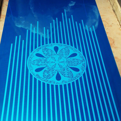 Bom preço O ouro gravou testes padrões grossos de aço inoxidável coloridos do espelho da folha 0.5MM on-line