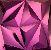 Bom preço Decoração de aço inoxidável da parede de Violet Pink Stereo Background Brick das telhas de mosaico de 300×300MM on-line