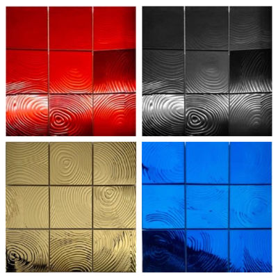 Bom preço Telha de mosaico do quadrado do metal para Backsplash para a decoração da casa on-line