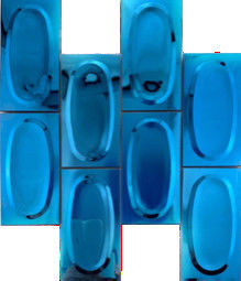 Bom preço Parede de aço inoxidável circular tridimensional do fundo do restaurante das telhas de mosaico on-line