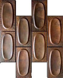 Pequeno Quadrado Espelho de Prata mosaico de aço inoxidável para decoração de parede