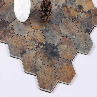 Mosaicos de aço inoxidável de tamanho personalizado para design de interiores de restaurantes