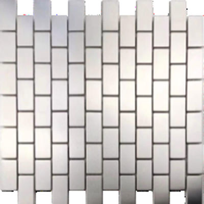 Bom preço Mosaico quadrado do metal para Backsplash do banheiro Backsplash on-line