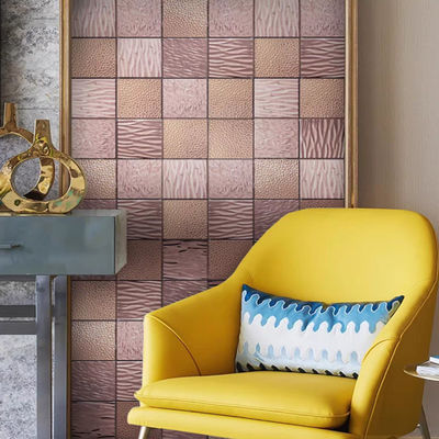 Bom preço Telhas de mosaico de aço inoxidável do teste padrão da ondinha da água para a decoração da casa on-line