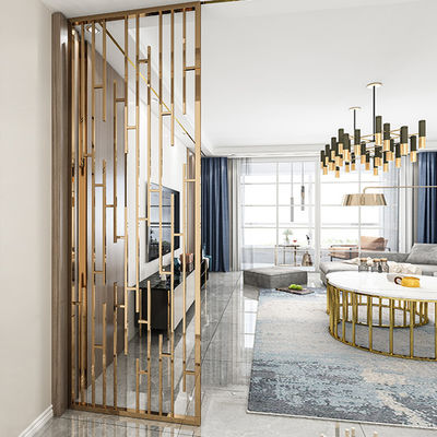 Bom preço 304 Rose Gold Bronze Black Hairline divididores de aço inoxidável escovados 316L espelho brilhante divisórias de tela de aço inoxidável on-line