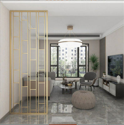 Bom preço Ecrã de vidro de aço inoxidável metal decorado Hotel Restaurante Parede de fundo on-line