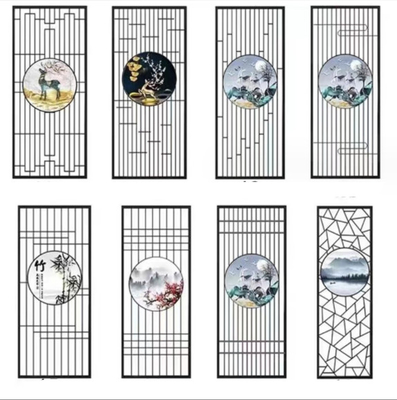 Painel de divisor de parede personalizado divisórios sala de estar paisagem pintura tela de metal