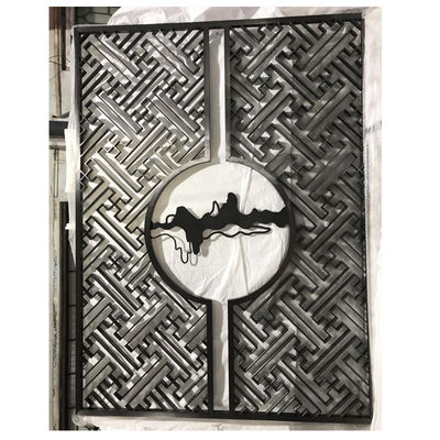 Bom preço Lâmina de cabelo oculto Parede de tela de aço inoxidável de cor preta para decoração de interiores on-line