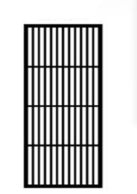 Bom preço Simples nórdico preto de metal privacidade de aço inoxidável tela divisória sala divisor lobby de escritório on-line