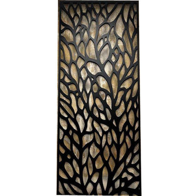 Bom preço 3300mm Altura de tela de metal art Modern Hollowed PVD Color Coated Laser Cut Panels on-line