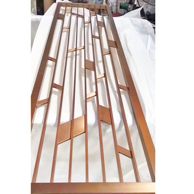 Bom preço 304 Rosa-Ouro Bronze Linha de cabelo divisores de aço inoxidável divisórias de aço inoxidável escovadas on-line