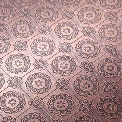 Bom preço 304 Fabricante Cor personalizada de aço inoxidável folha em relevo acabamento de gravação on-line