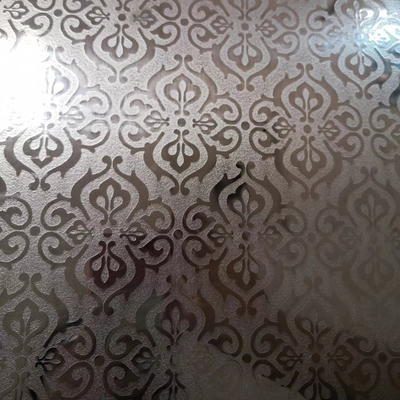 Projeto de painel decorativo de aço inoxidável