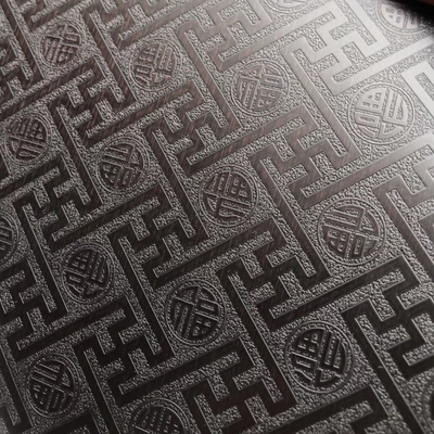 Chapa Gravada de Aço Inoxidável Profundo 10C Preto Espelhado para Porta de Elevador