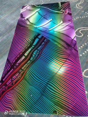 Bom preço Folha de aço inoxidável colorida de 3,0 mm para decoração on-line
