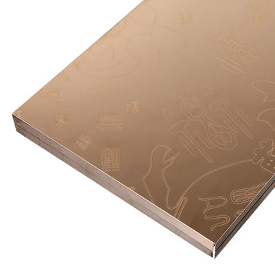 Bom preço Antic Color Gold Black Brass Parcial Brushed Hairline Etching Chapa de aço inoxidável para decoração interior de elevador on-line