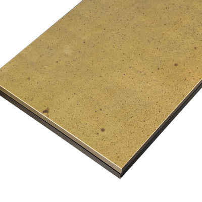 Bom preço 316L Vintage Coating Antique Old Painting Gold Color Sheet de aço inoxidável para elevador on-line