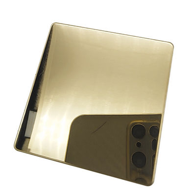 Bom preço Decoração de interiores201 204 316 Materiais de decoração Champagne Revestimento de ouro Espelho 8k Chapas de aço inoxidável on-line