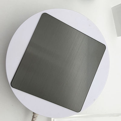 Bom preço 304 Chapas de aço inoxidável de cor preta, de linhas de cabelo escovadas NO.4 Chapas de aço inoxidável acabadas, revestimento PVD para armação on-line