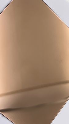 Bom preço Copper Bronze Mirror 8K aço inoxidável 304 201 316 folha tamanho 4 * 8ft vietnamita on-line