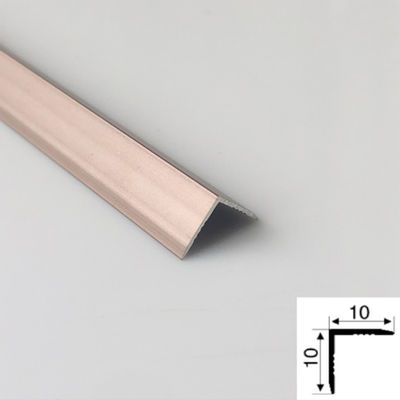 Bom preço Champagne Gold Color Beadblasted 304 Stainless Steel Trim Strips For Tile Wall on-line