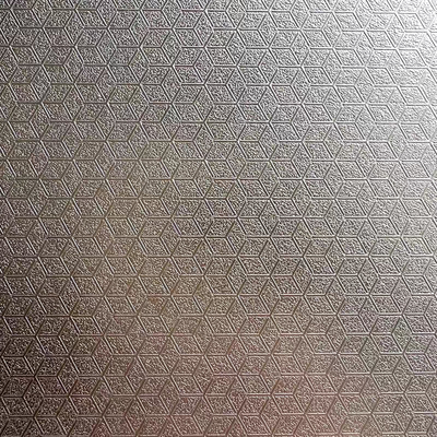 304 Chapas de aço inoxidável de cor PVD de prata escovada e explodida para amostra gratuita