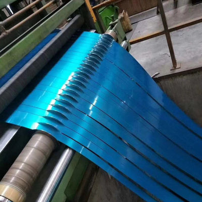 Bom preço Aisi 201 304 316 430 410 Gold Mirror Rose Black Pvc Color Coated Strip Coil de aço inoxidável on-line