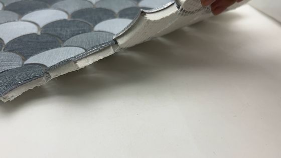 Bom preço Mosaico quadrado mosaico de superfície brilhante mosaico de vidro sus 304 mosaico de aço inoxidável on-line