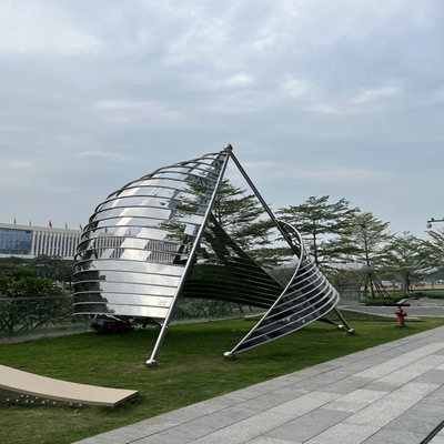 Personalizado Foshan 316 em pó revestido Islã 316L escultura exterior de aço inoxidável
