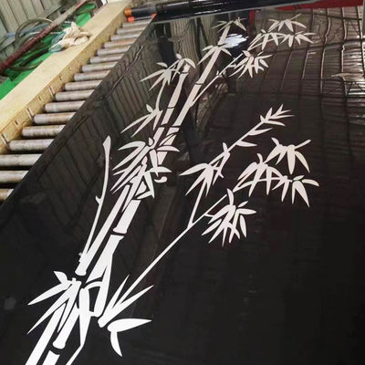 Bom preço Super Mirror 304 painel de aço inoxidável gravado para porta on-line