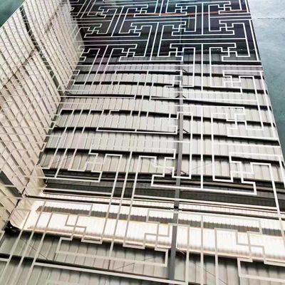 Bom preço Painel de aço inoxidável 316L de cor prateada brilhante para decoração de hotéis on-line