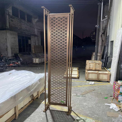 Ecrãs de aço inoxidável decorativas personalizadas Painéis de jardim exterior interior Hotel Home Panels Screen Laser Cut Metal Dividers Panel