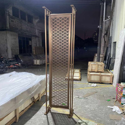 Bom preço Ecrãs de aço inoxidável decorativas personalizadas Painéis de jardim exterior interior Hotel Home Panels Screen Laser Cut Metal Dividers Panel on-line