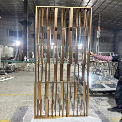 Bom preço Mobiliário de aço inoxidável Estante de sala de estar Cozinha Ecrã de divisória de aço inoxidável on-line