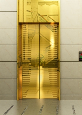 Equipamento de elevadores elevadores domésticos 18k chapas metálicas de aço inoxidável revestidas de ouro