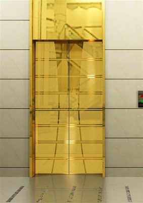 304 Espelho Gravação 8K Ouro Brilhante Painel de Porta de Elevador de Cor Folha de Aço Inoxidável