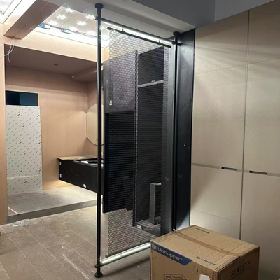 304 Espelho de cor preta Linha de cabelo de aço inoxidável Ecrã de divisão de câmara de metal divisor para decoração interior