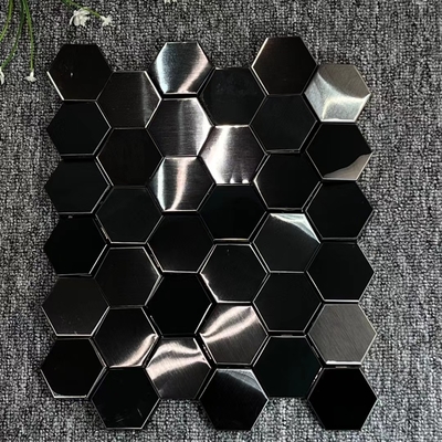 Sopes de mosaico de aço inoxidável sofisticados e intemporais para desenhos clássicos