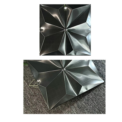 MOSAÍCIO PVD DE AÇO INOXIDÁVEL PERFORMADO PARA DECORAÇÃO INTERIOR Os materiais estão disponíveis em várias cores