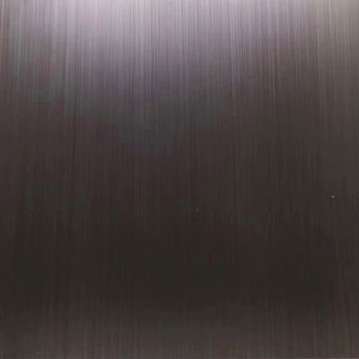 Bom preço 0.5 1.5 2.5 mm Espessura Pvd Revestimento Antigo Lâmina de cabelo escovada Decorativa Chapa de aço inoxidável Elevador de parede on-line