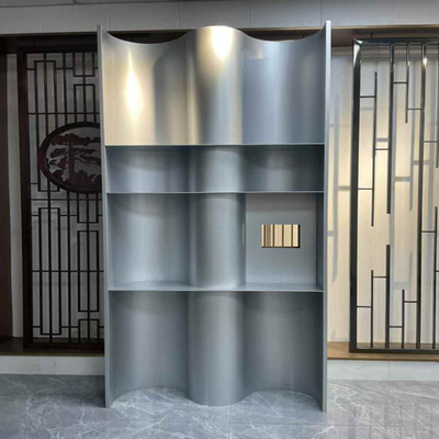 Armários de exposição de metal de cor personalizada Armário de aço inoxidável para exibição Casa Loja Centro Comercial e Escritório